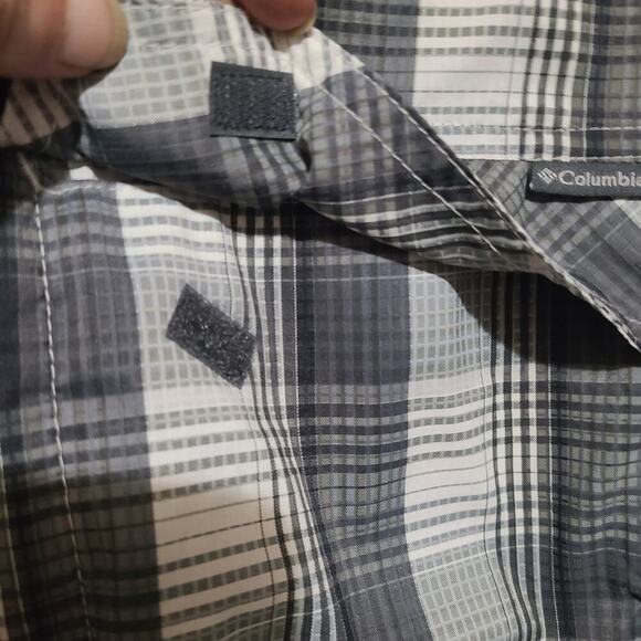 COLUMBIA PERFORMANCE FISHING GEAR PFG LS VENTED BUTTON DOWN SHIRT MENS L - Picture 9 of 10